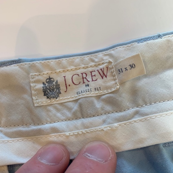 Men’s J Crew chinos very light blue 31x30; in great condition - Picture 2 of 3